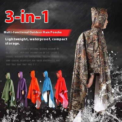 🙌Three in one raincoat backpack 🎉Lightweight and waterproof