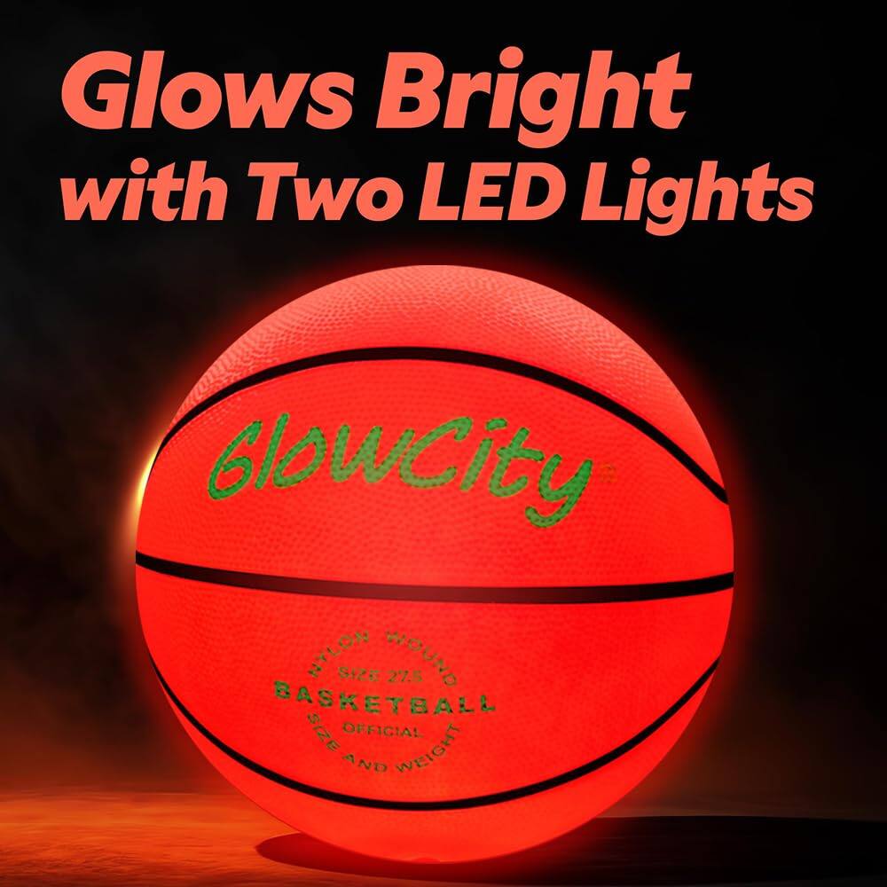 glow-in-the-dark basketball