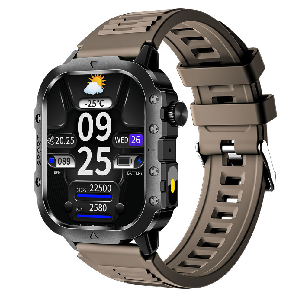 ⌚ New H12 Smart Watch – Wireless Charging, Outdoor Flashlight, Heart Rate Monitor! ✨