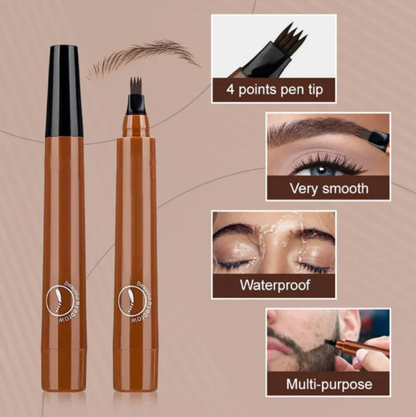 🔥Waterproof Four-tip Beard and Eyebrow Pen✨Limited time offer: Buy one get one free