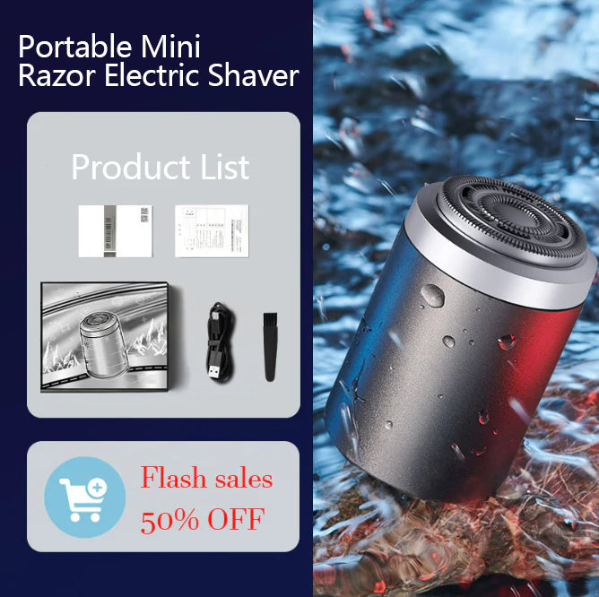 ✅Newest Mini Portable Electric Shaver