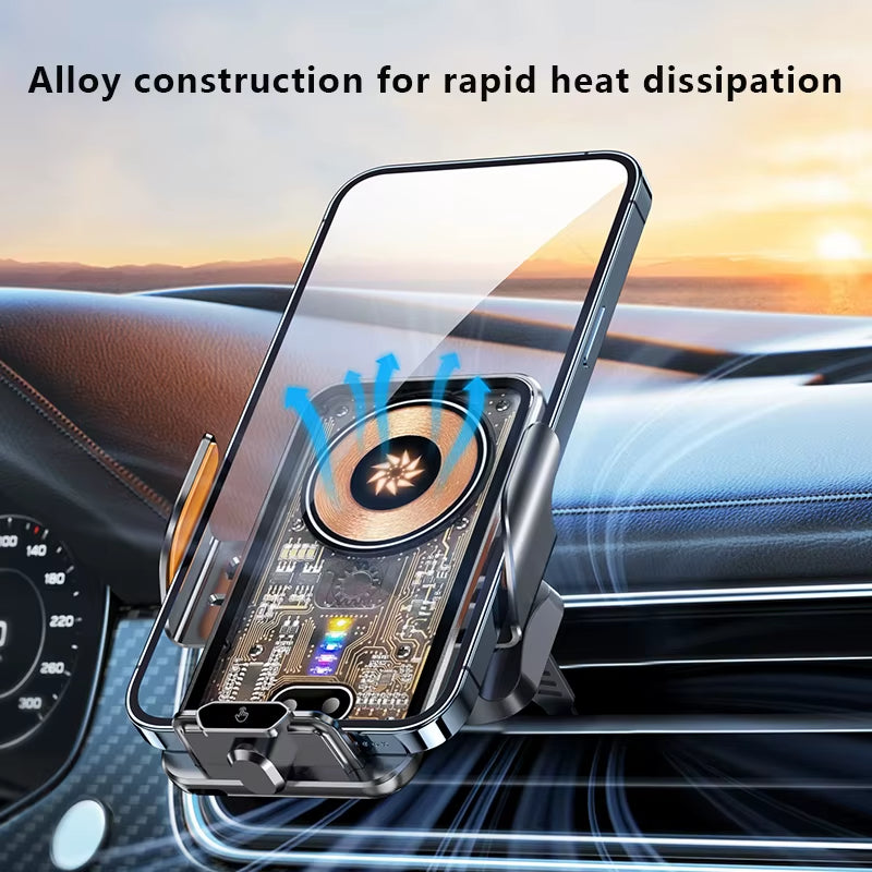Car mobile phone holder🎉Magnetic fast charging wireless charger😎