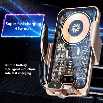 Car mobile phone holder🎉Magnetic fast charging wireless charger😎