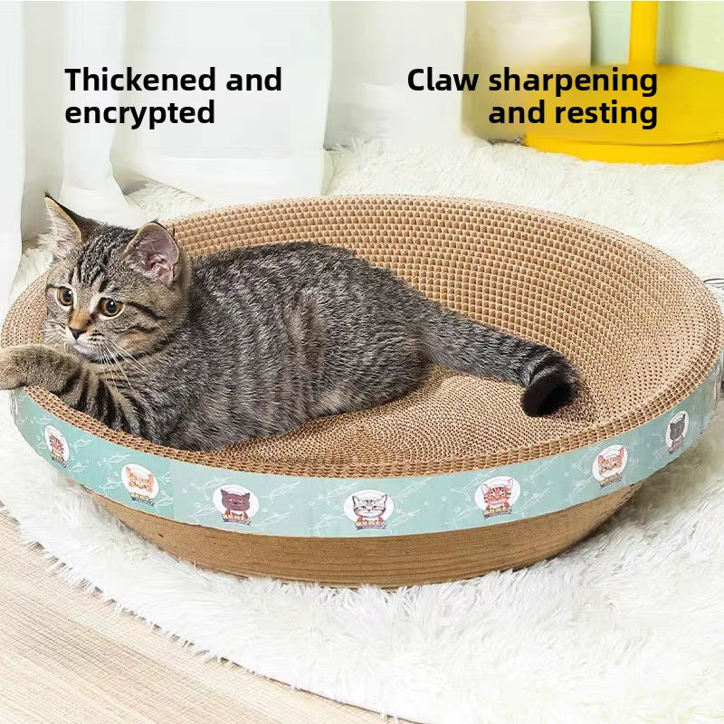 💖Cat scratch board and cat nest integrated wear-resistant claw grinding artifact🎉