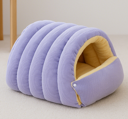 Thickened and warm detachable enclosed bed for dogs and cats
