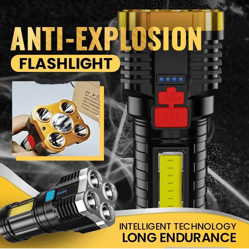 🎁Explosion Proof Flashlight（Buy one, send three）