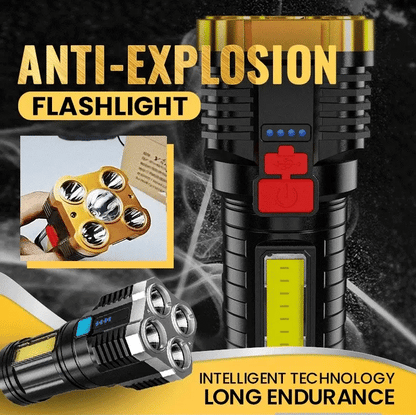 🎁Explosion Proof Flashlight（Buy one, send three）
