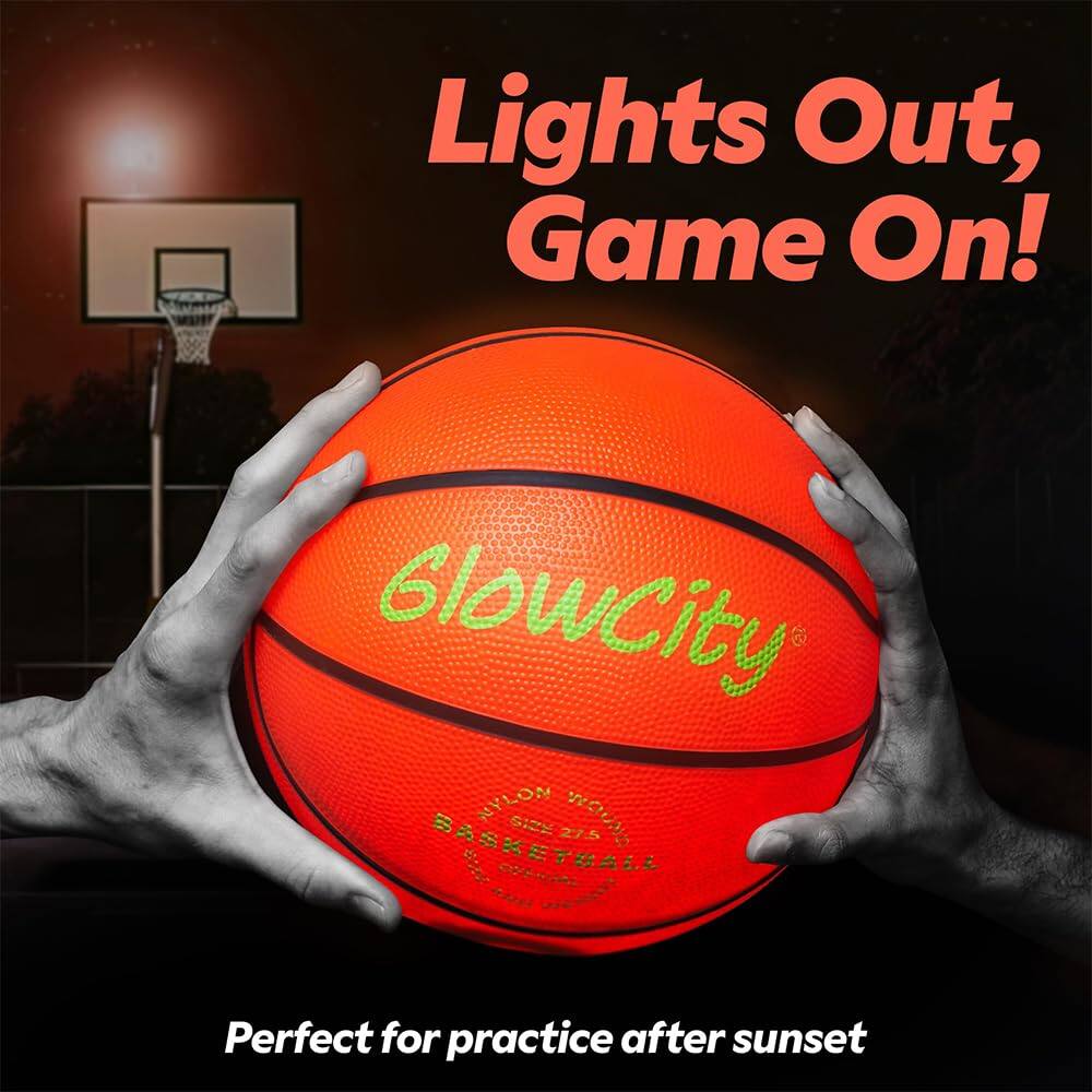 glow-in-the-dark basketball